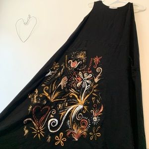Lovely Star Hand Painted Summer Dress